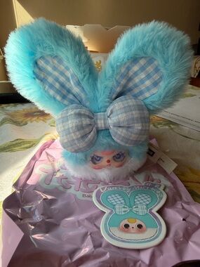 🩵 BABY THREE VANITY MIRROR V2 BAG CHARM KEYCHAIN 🩵 NWT 🩵